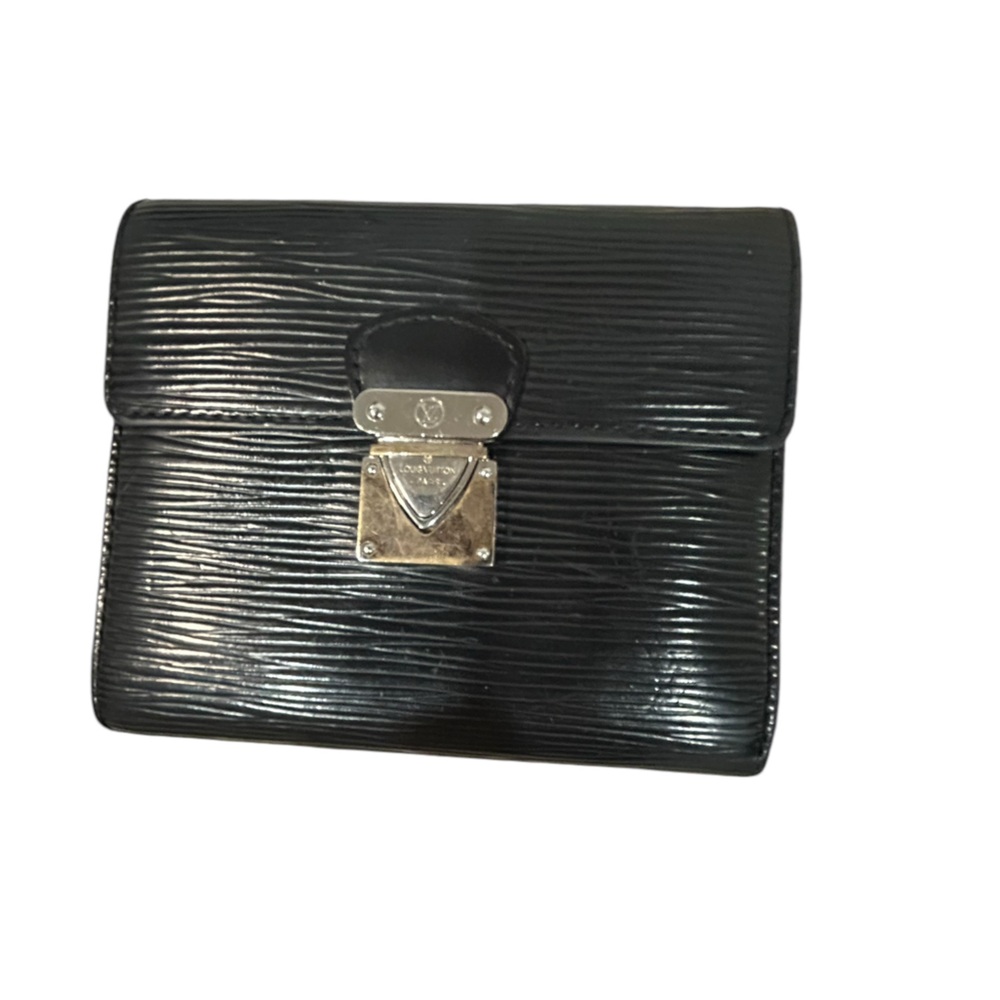 Louis Vuitton black Epi Koala lock trifold mens or women’s unisex wallet - Picture 2 of 10